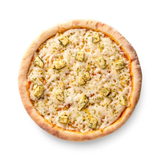 Quattro Formaggi Pizza – 12-inch, Blend of Four Cheeses, Creamy Ricotta, Crispy Crust